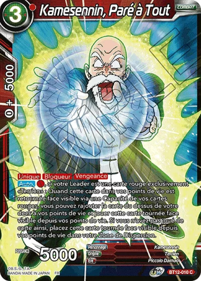 Kamesennin, Paré à Tout : BT12-010 C