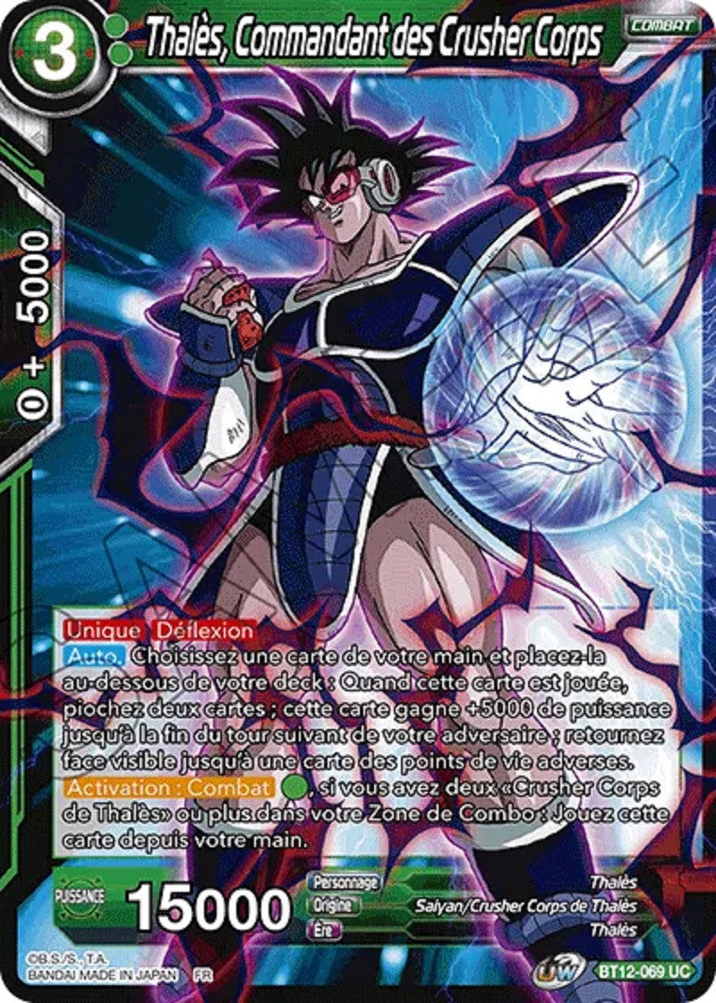 Thalès, Commandant des Crusher Corps : BT12-069 UC