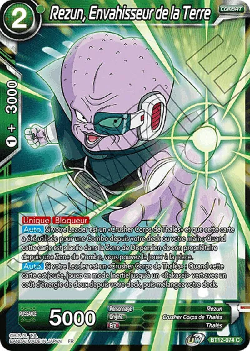 Rezun, Envahisseur de la Terre : BT12-074 C