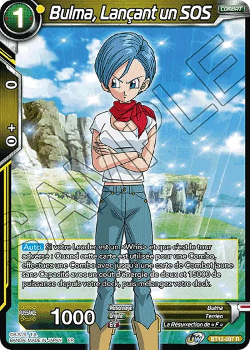 Bulma, Lançant un SOS : BT12-097 R