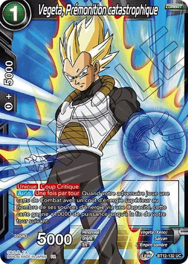 Vegeta, Prémonition catastrophique : BT12-132 UC