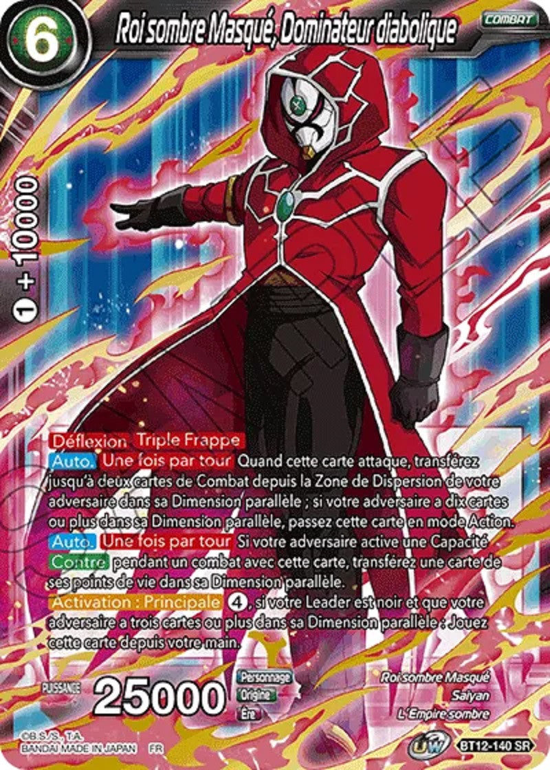Roi sombre Masqué, Dominateur diabolique : BT12-140 SR