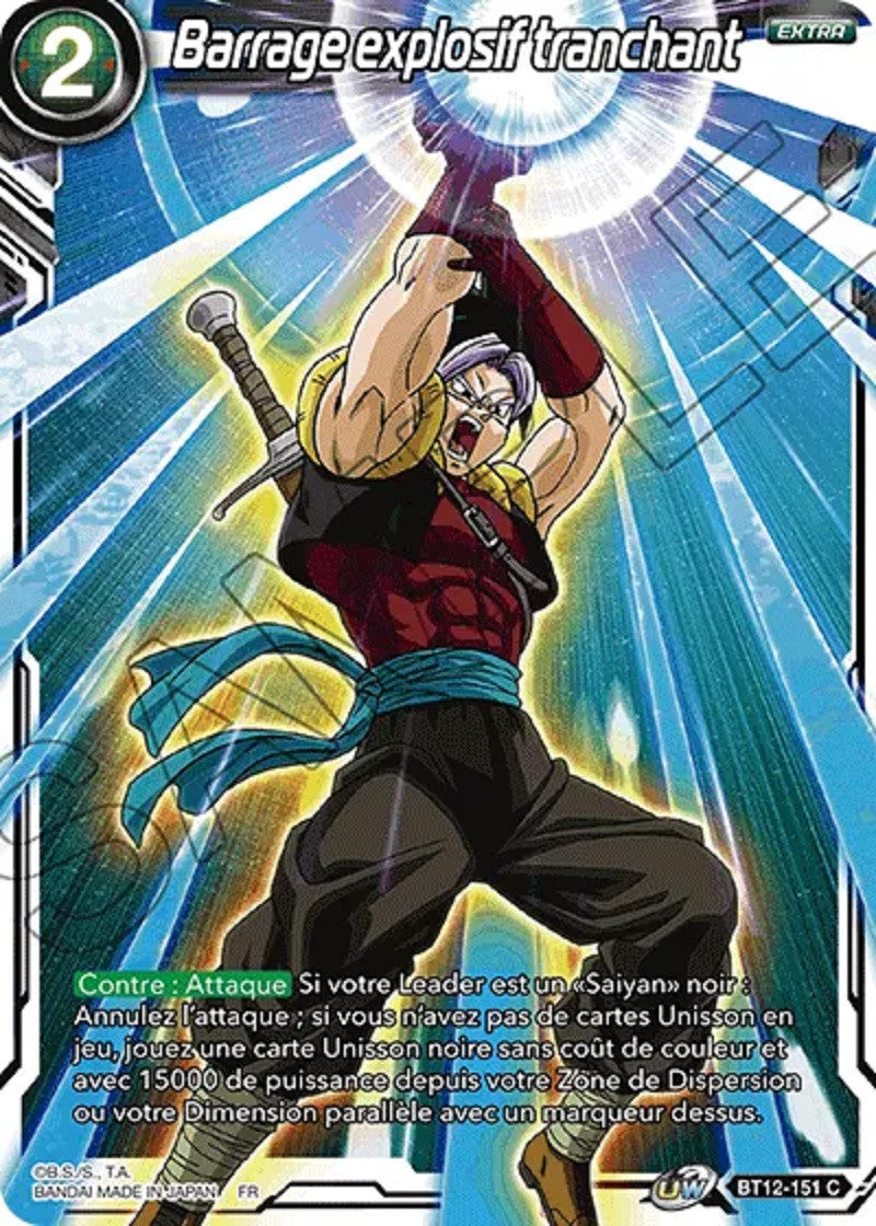 Barrage explosif tranchant : BT12-151 C