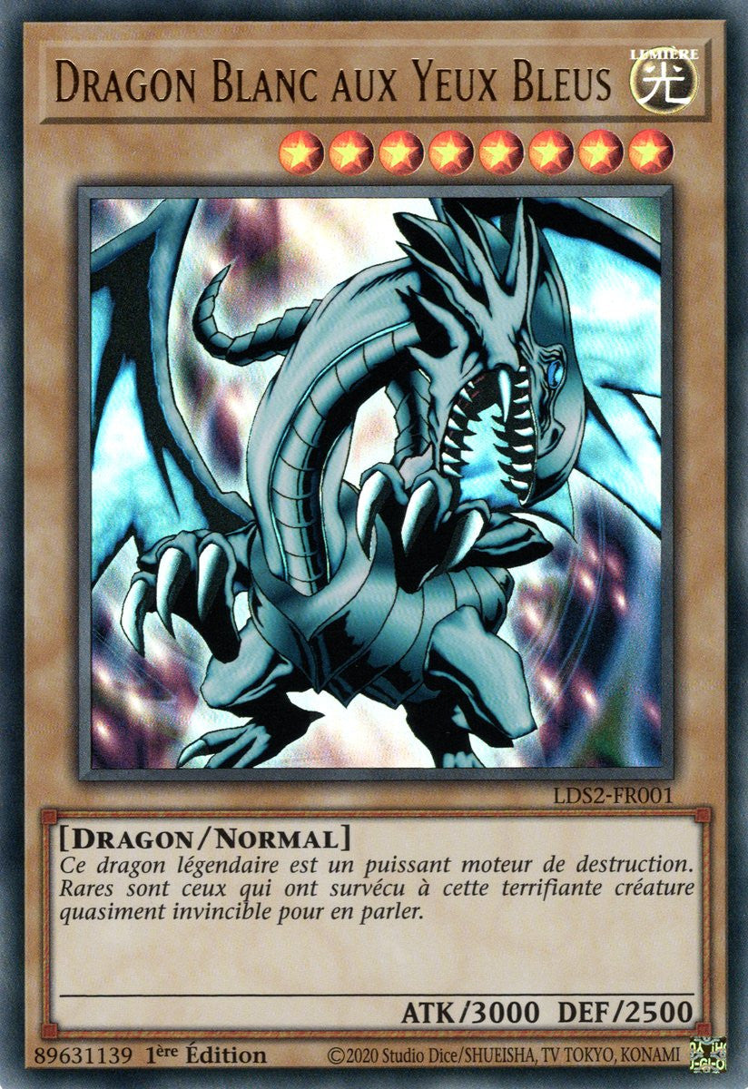 Dragon Blanc aux Yeux Bleus : LDS2-FR001 UR (Doré)