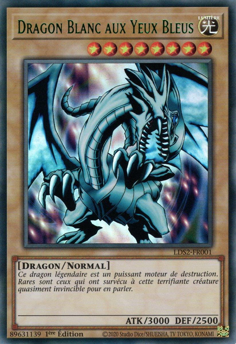 Dragon Blanc aux Yeux Bleus : LDS2-FR001 UR (Vert)