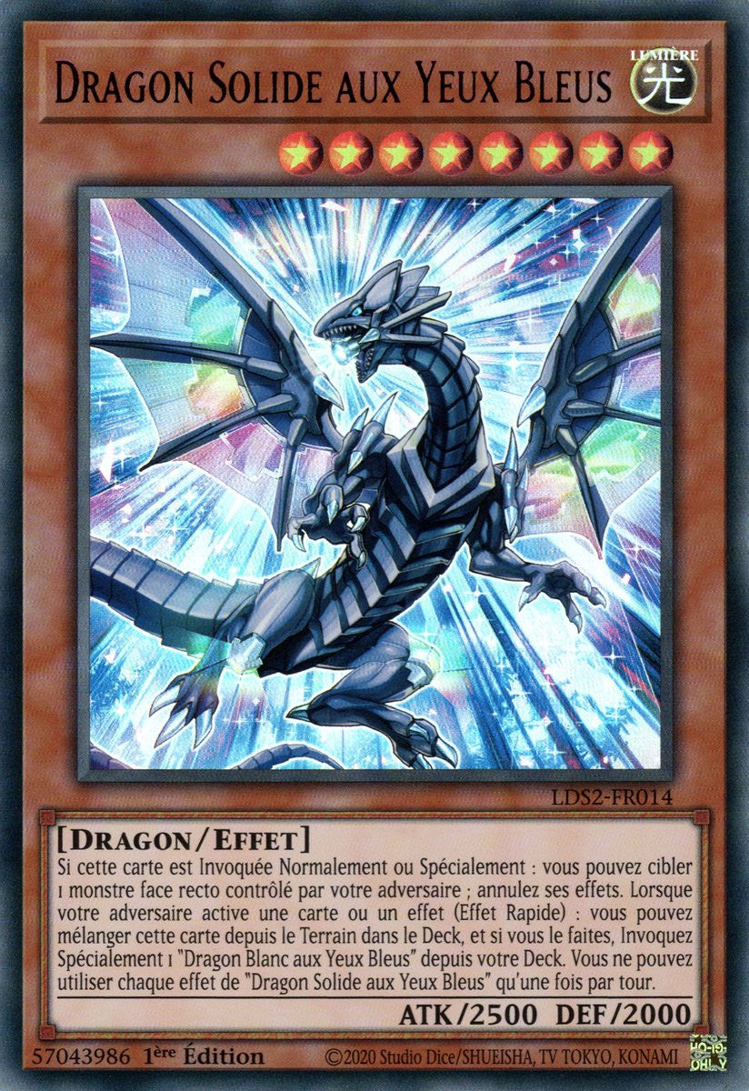 Dragon Solide aux Yeux Bleus : LDS2-FR014 UR (Violet)