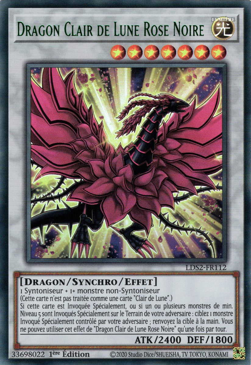 Dragon Clair de Lune Rose Noire : LDS2-FR112 UR (Vert)
