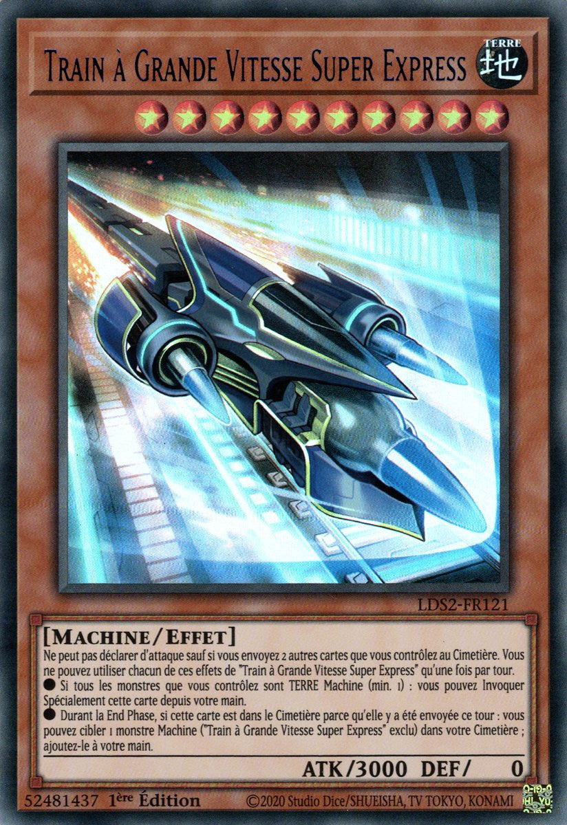 Train à Grande Vitesse Super Express : LDS2-FR121 UR (Bleu)
