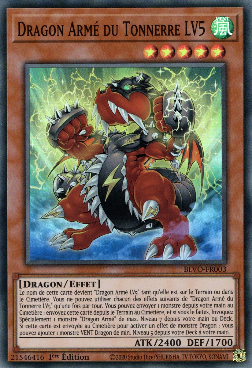 Dragon Armé du Tonnerre LV5 : BLVO-FR003 SR