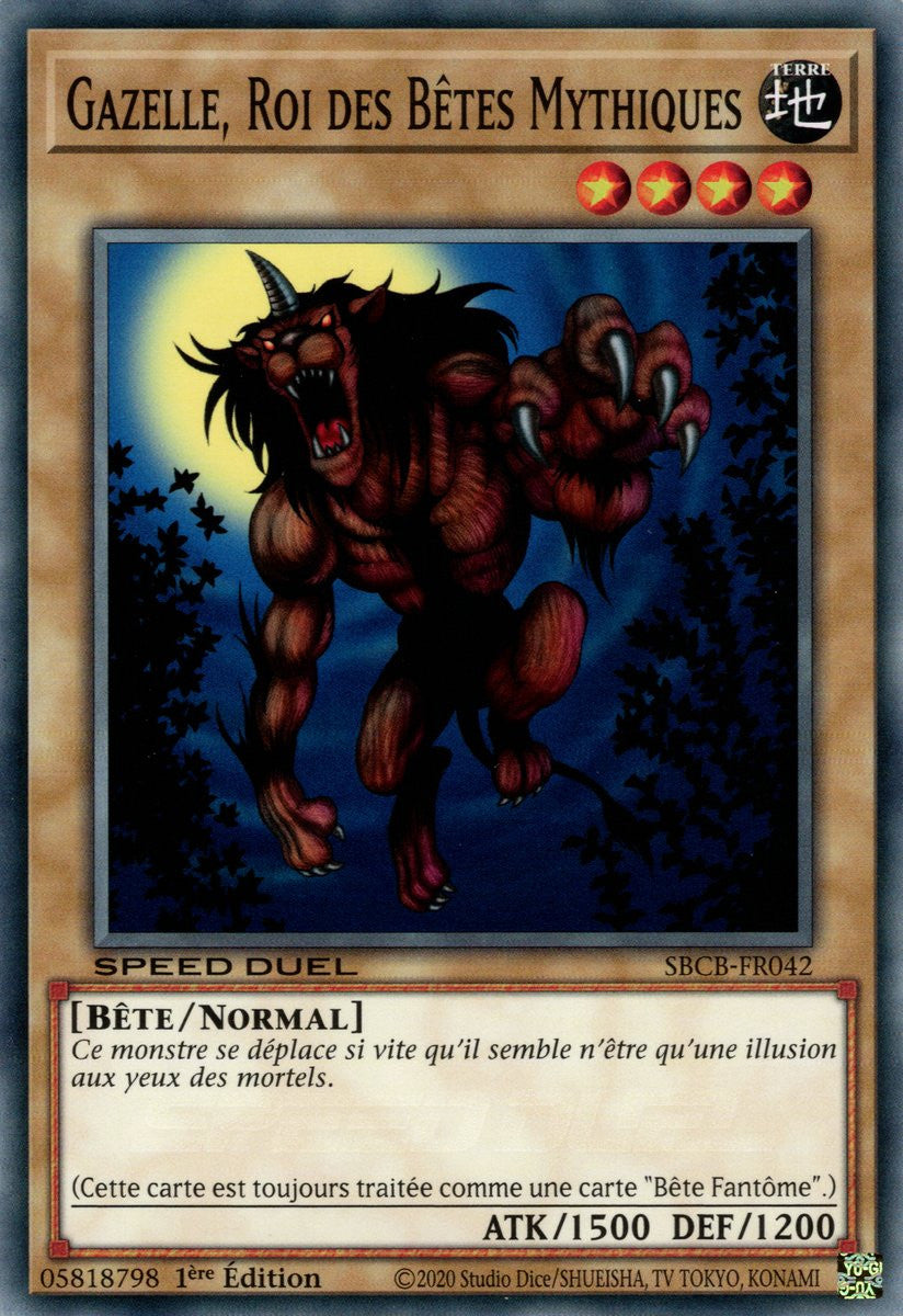 Gazelle, Roi des Bêtes Mythiques : SBCB-FR042 C
