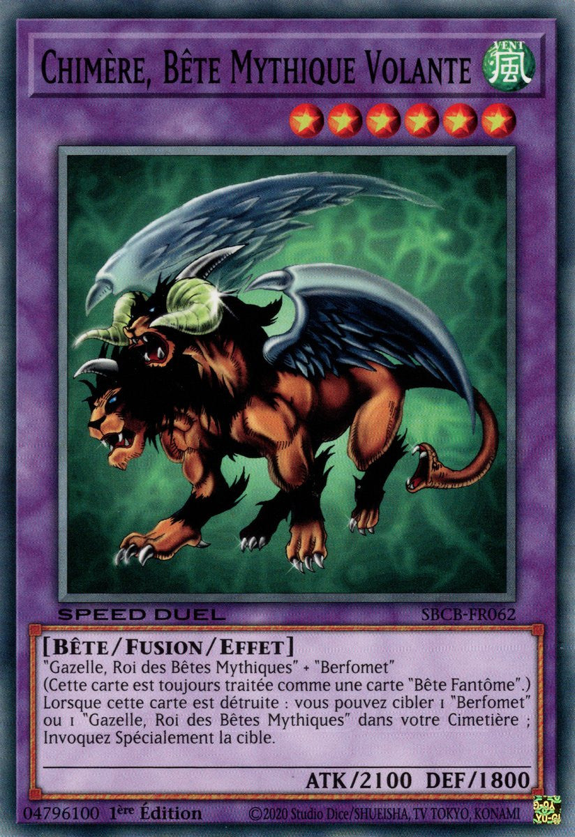 Chimère, Bête Mythique Volante : SBCB-FR062 C