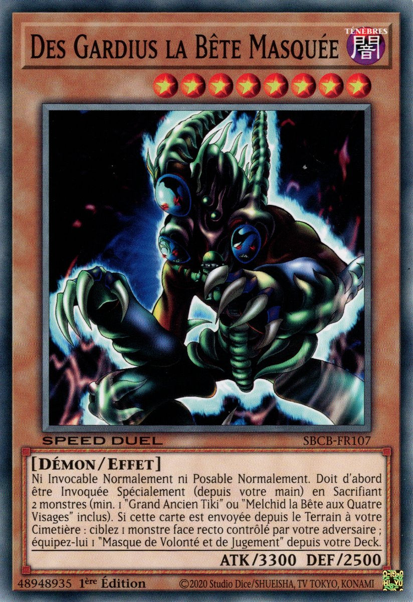 Des Gardius la Bête Masquée : SBCB-FR107 C (V.1)