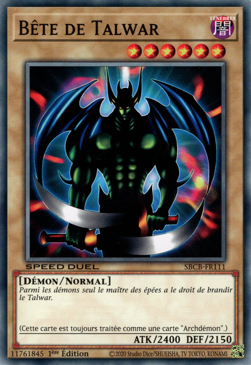 Bête de Talwar : SBCB-FR111 C