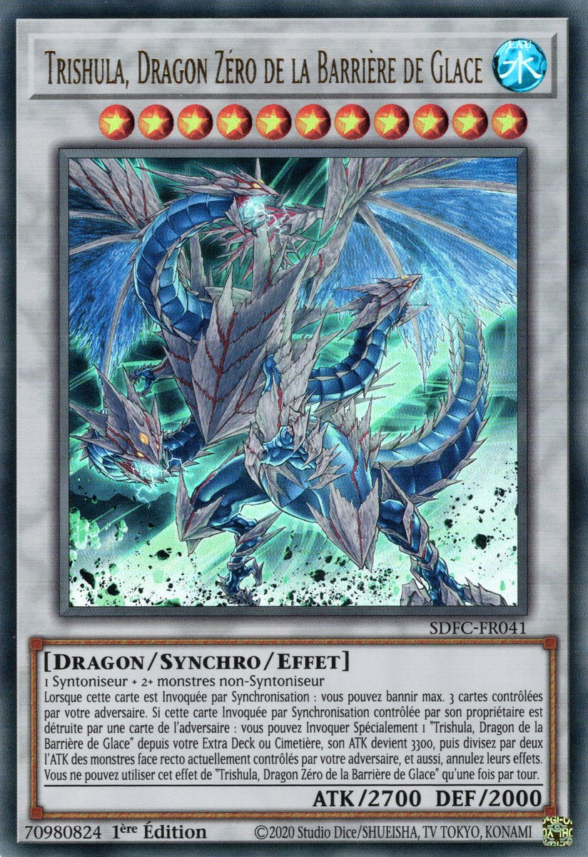 Trishula, Dragon Zéro de la Barrière de Glace : SDFC-FR041 UR
