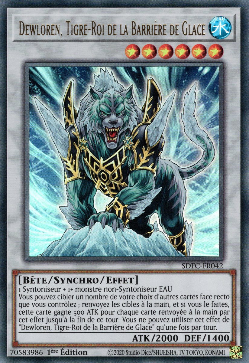 Dewloren, Tigre-Roi de la Barrière de Glace : SDFC-FR042 UR