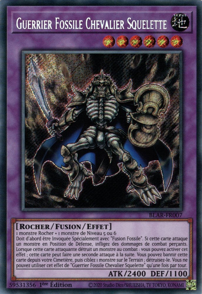 Guerrier Fossile Chevalier Squelette : BLAR-FR007 SE