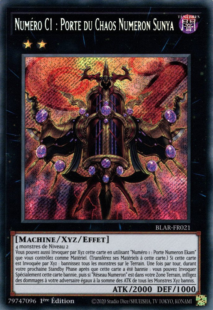 Numéro C1 : Porte du Chaos Numeron Sunya : BLAR-FR021 SE