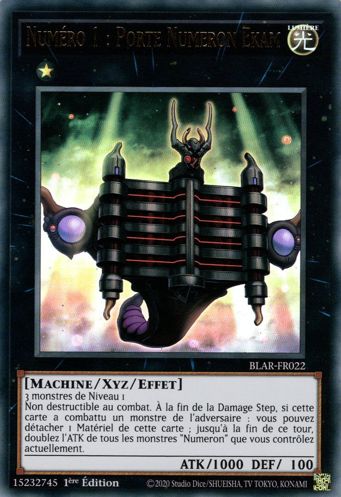 Numéro 1 : Porte Numeron Ekam : BLAR-FR022 UR