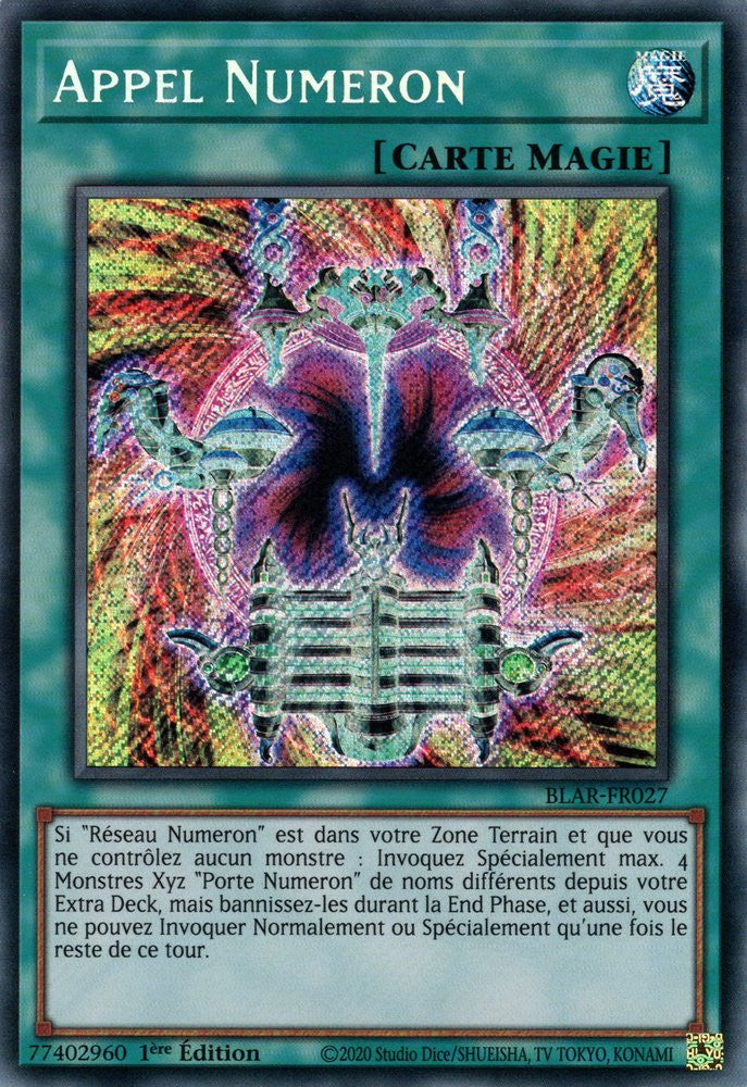 Appel Numeron : BLAR-FR027 SE