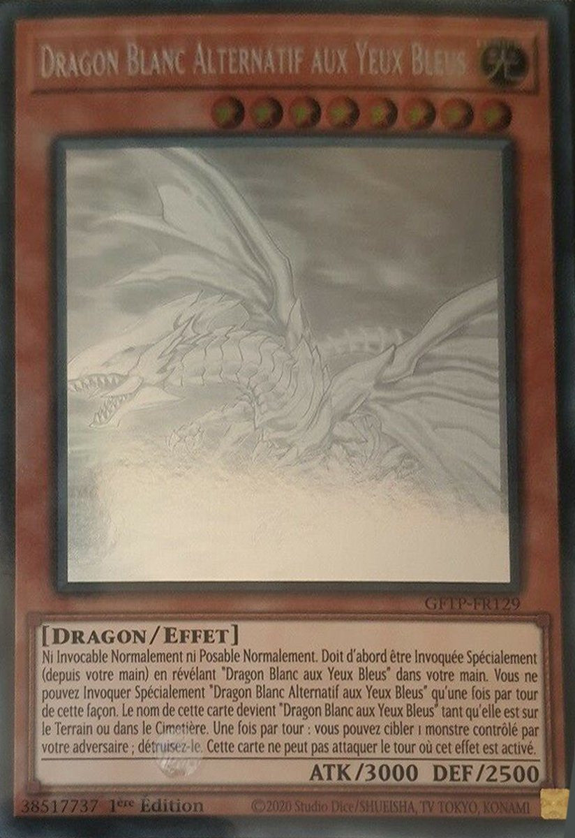 Dragon Blanc Alternatif aux Yeux Bleus : GFTP-FR129 GH