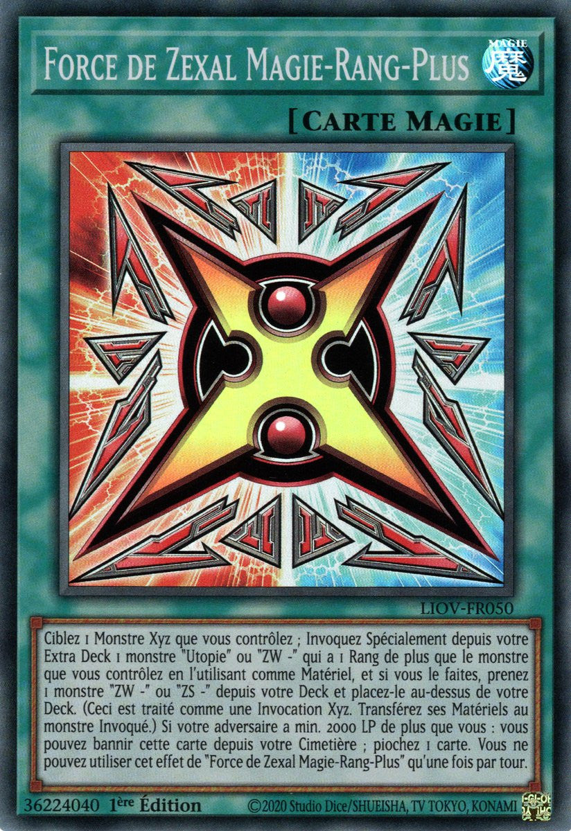 Force de Zexal Magie-Rang-Plus : LIOV-FR050 SR