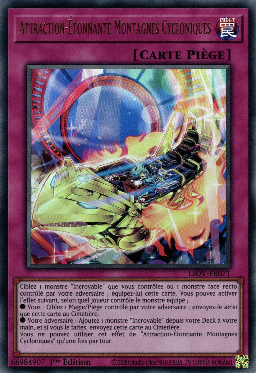 Attraction-Étonnante Montagnes Cycloniques : LIOV-FR071 UR