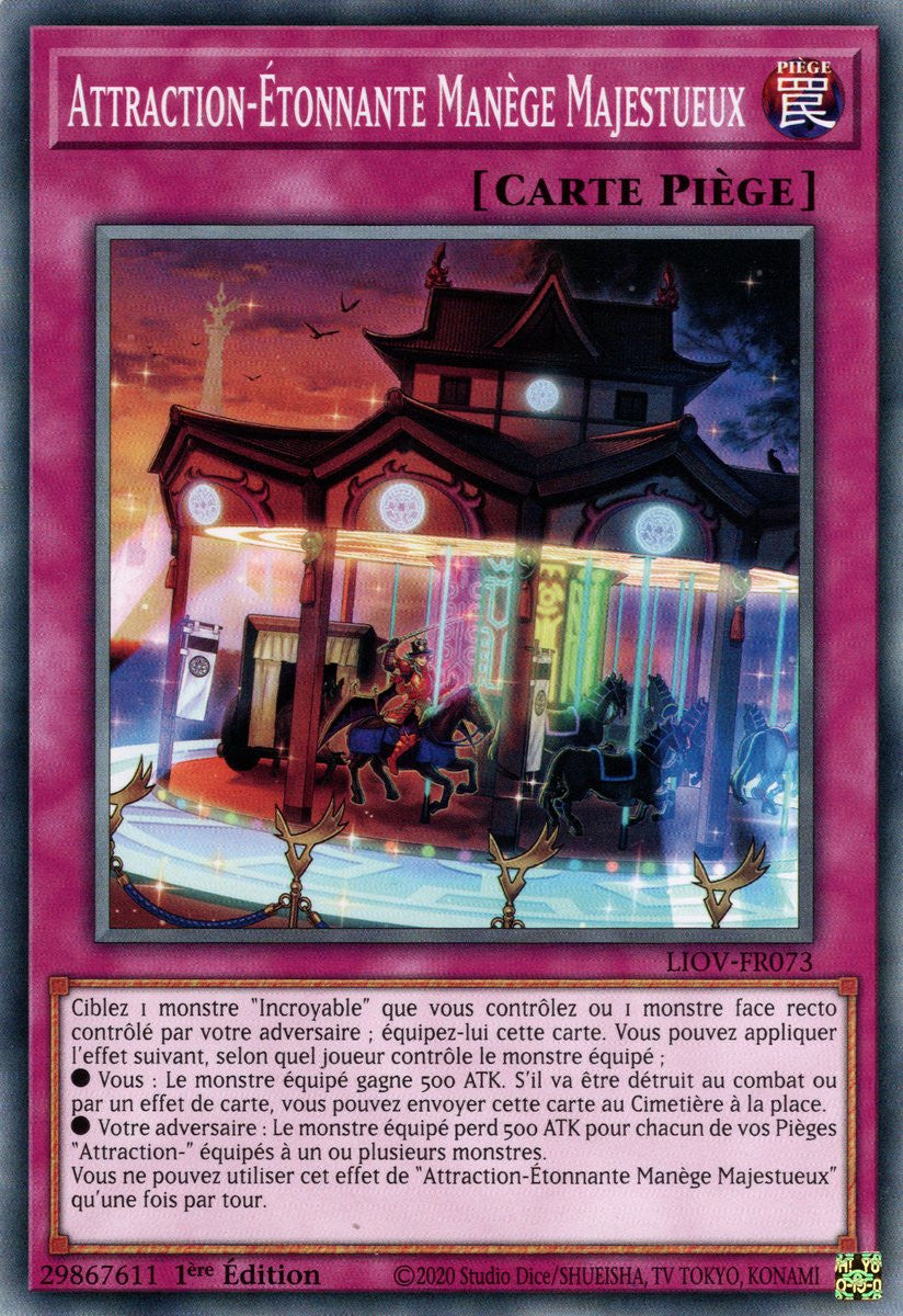 Attraction-Étonnante Manège Majestueux : LIOV-FR073 C