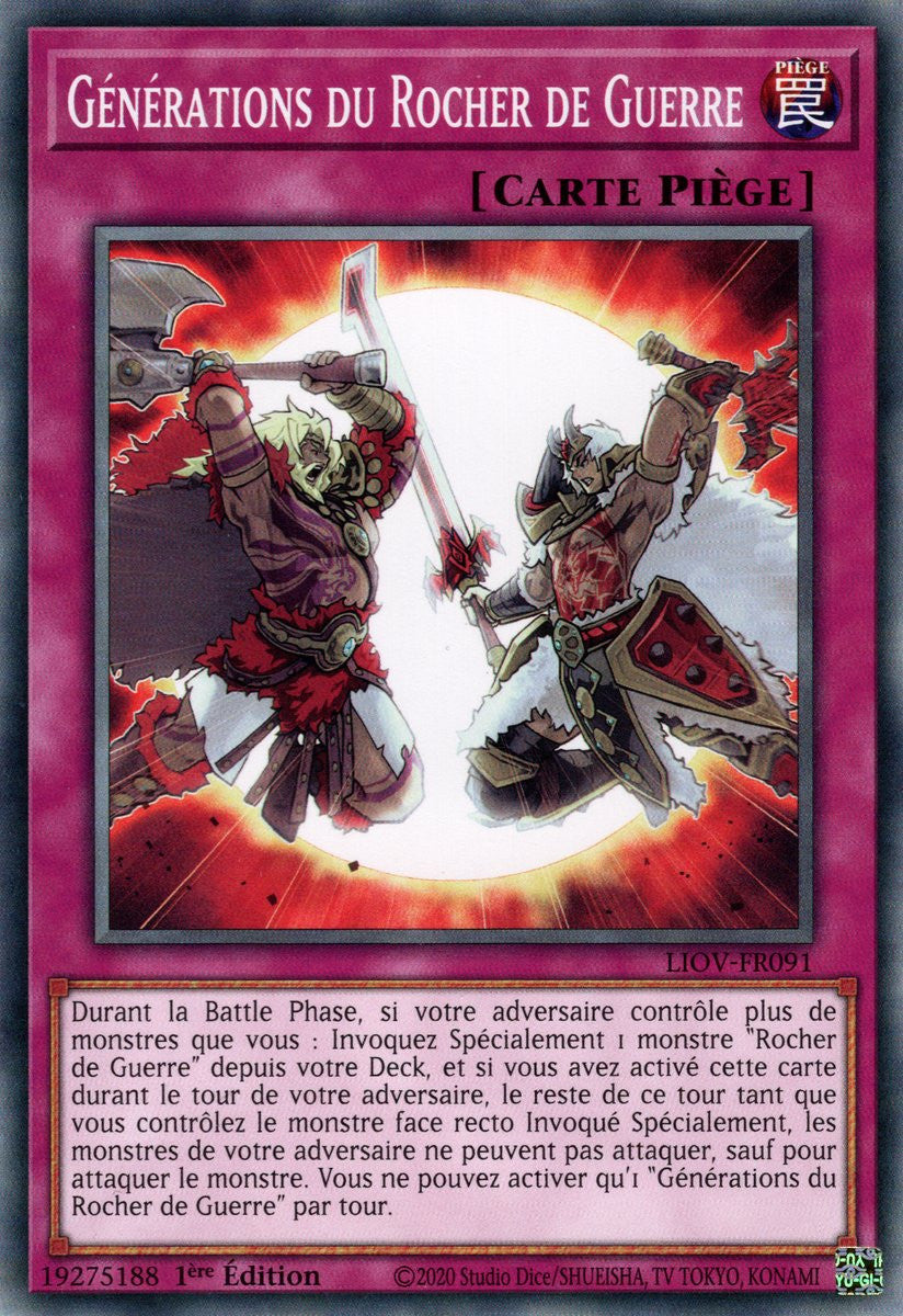 Générations du Rocher de Guerre : LIOV-FR091 C