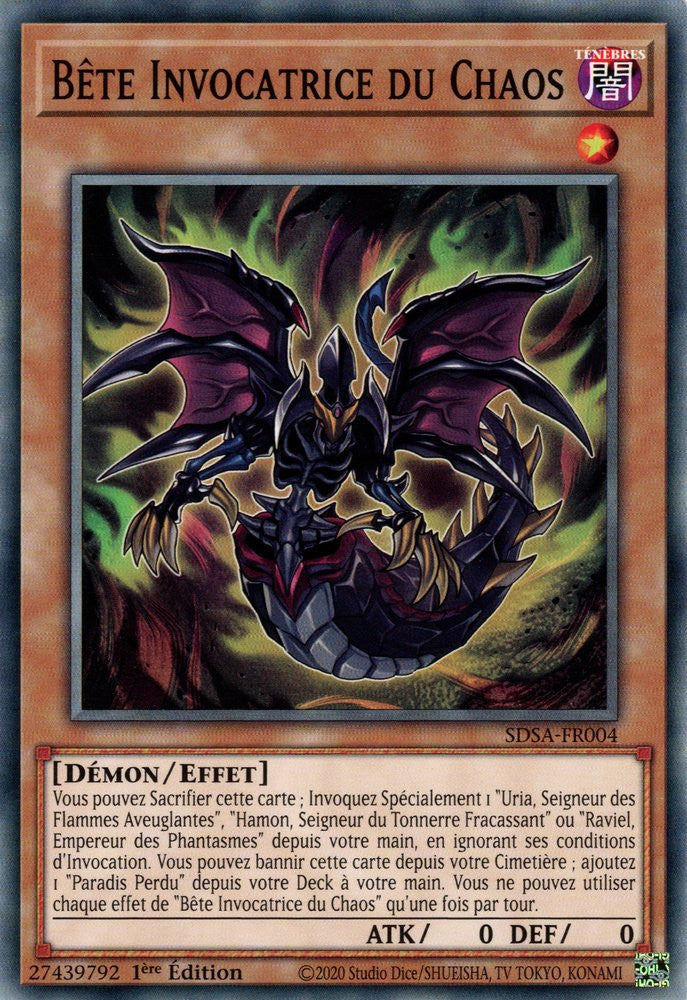Bête Invocatrice du Chaos : SDSA-FR004 C