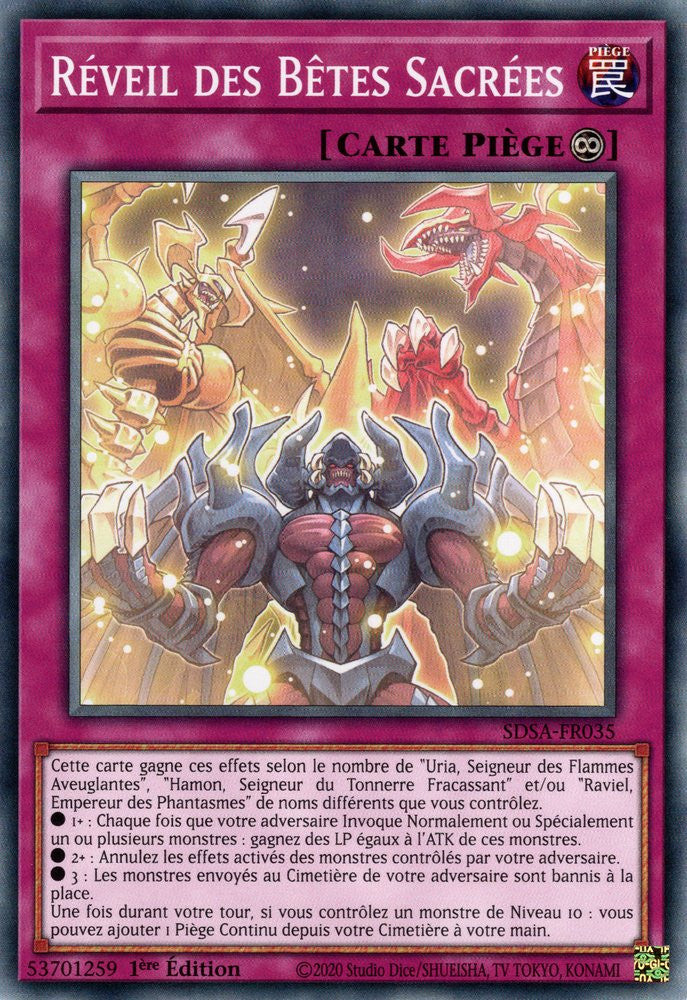 Réveil des Bêtes Sacrées : SDSA-FR035 C