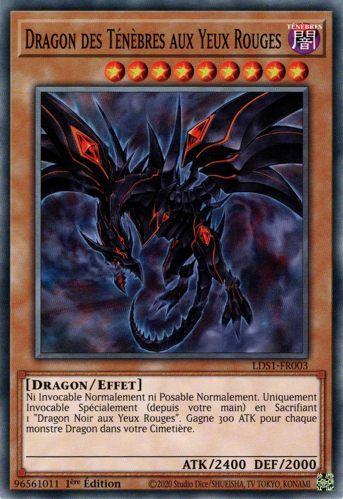 Dragon des Ténèbres aux Yeux Rouges : LDS1-FR003 C