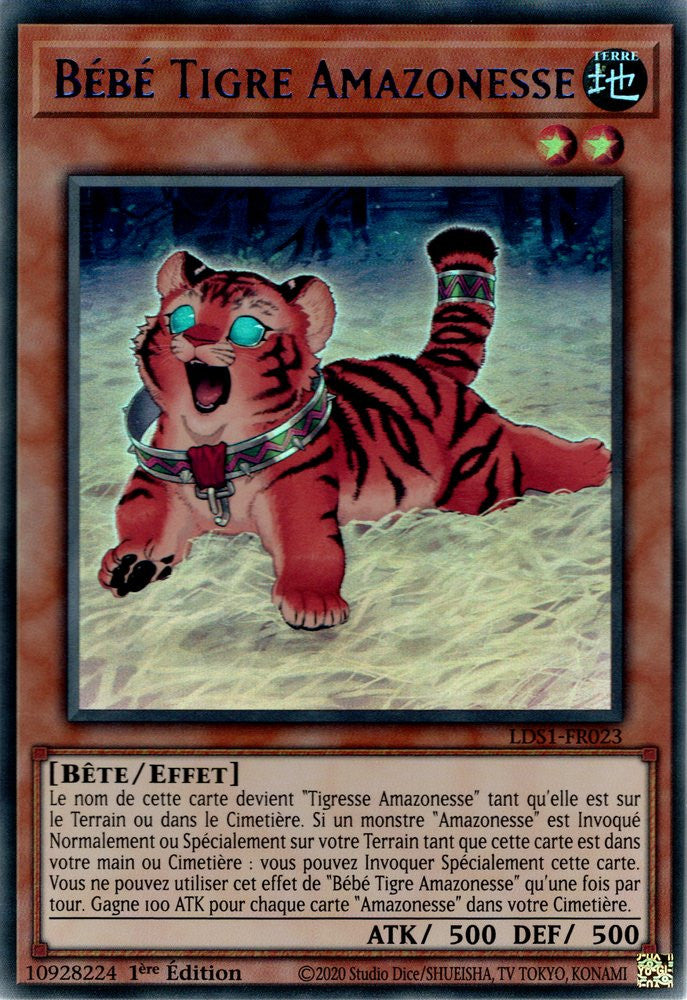 Bébé Tigre Amazonesse : LDS1-FR023 UR (Bleu)