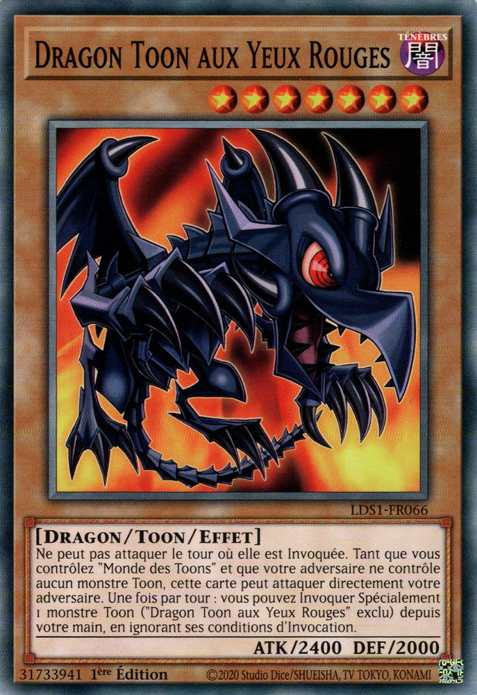 Dragon Toon aux Yeux Rouges : LDS1-FR066 C