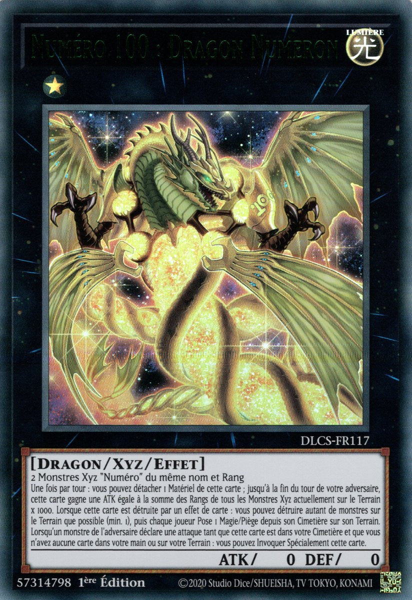 DLCS-FR117 Numéro 100 : Dragon Numeron (Vert)