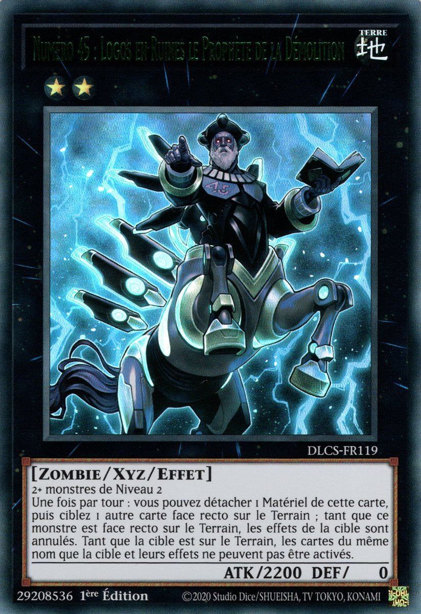 DLCS-FR119 Numéro 45 : Logos en Ruines le Prophète de la Démolition (Vert)