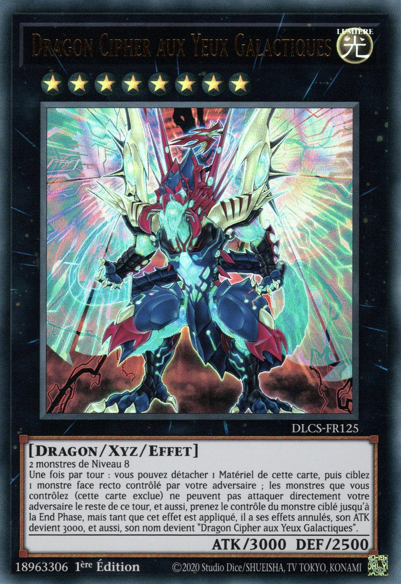 DLCS-FR125 Dragon Cipher aux Yeux Galactiques (Doré)