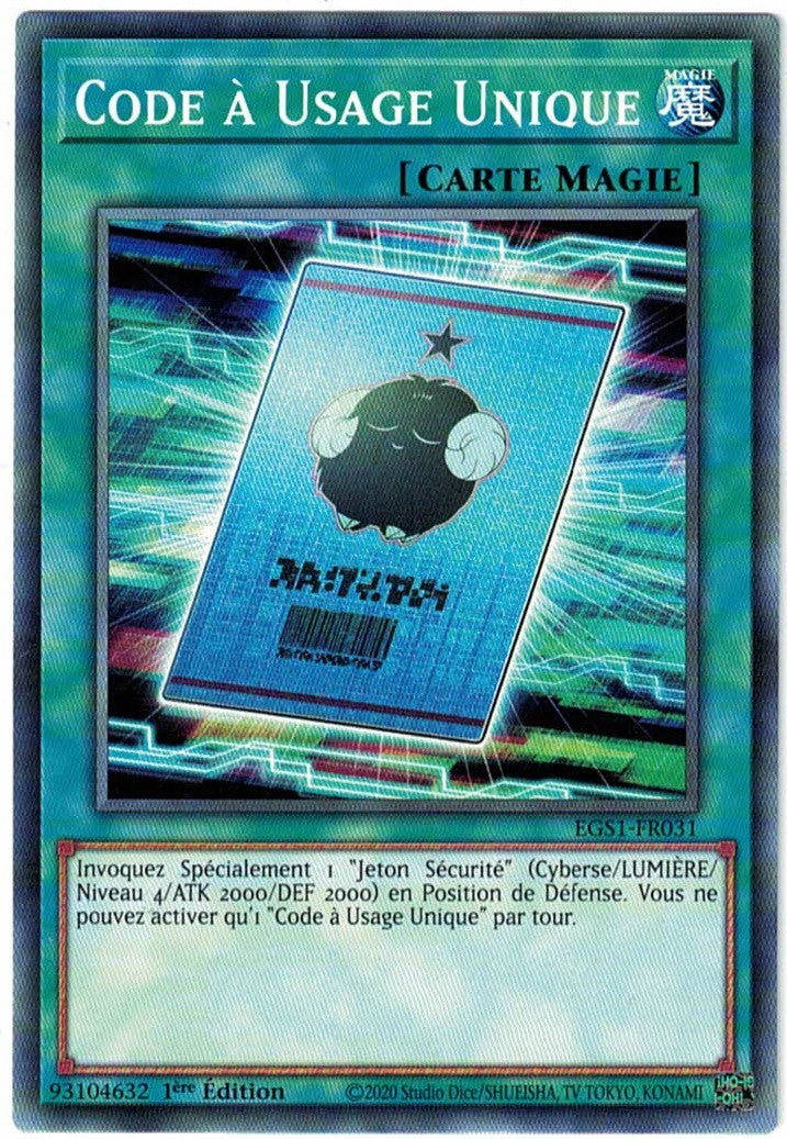 Code à Usage Unique : EGS1-FR031 C