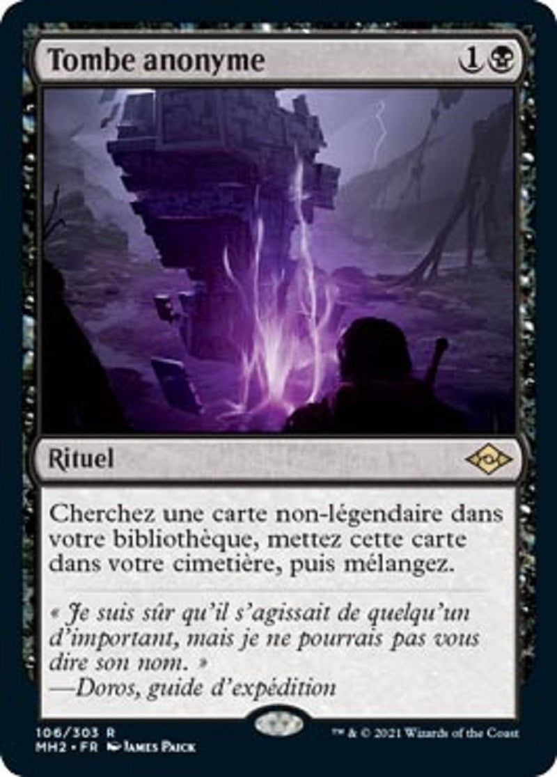 Tombe anonyme : MH2 106/303 R