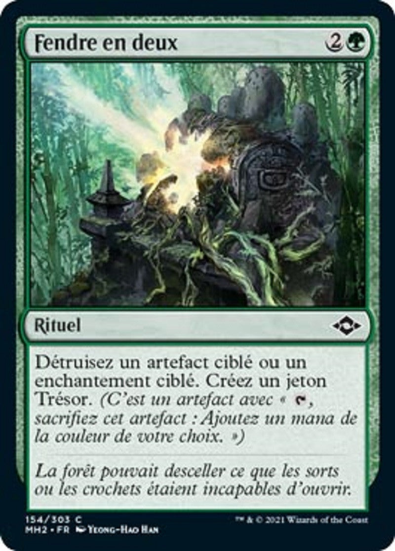 Fendre en deux : MH2 154/303 C