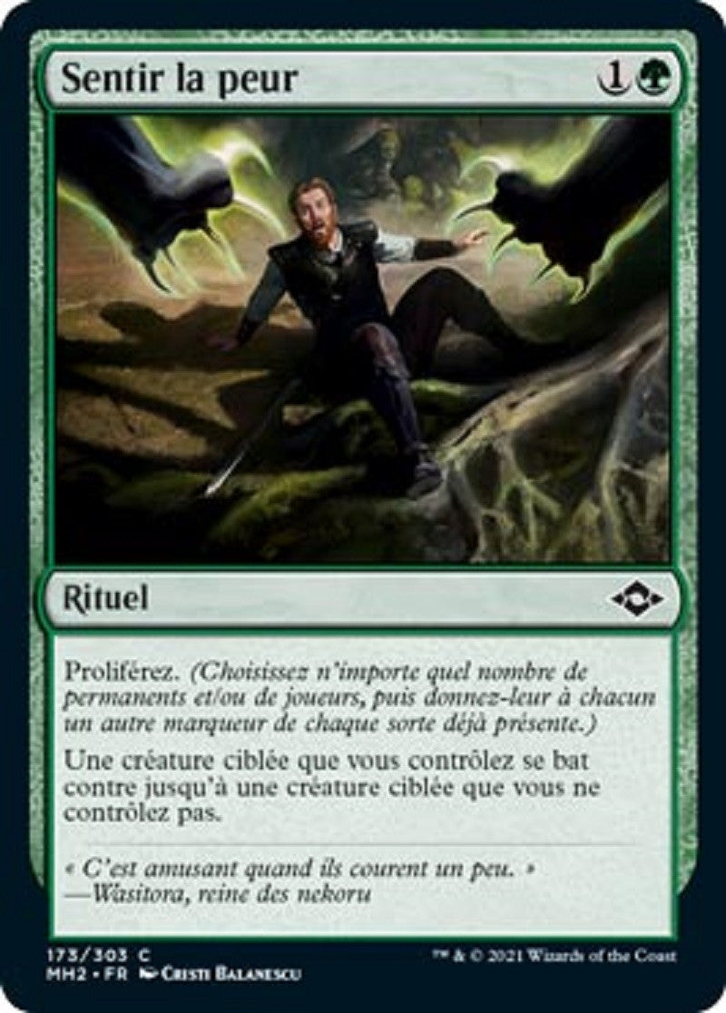 Sentir la peur : MH2 173/303 C