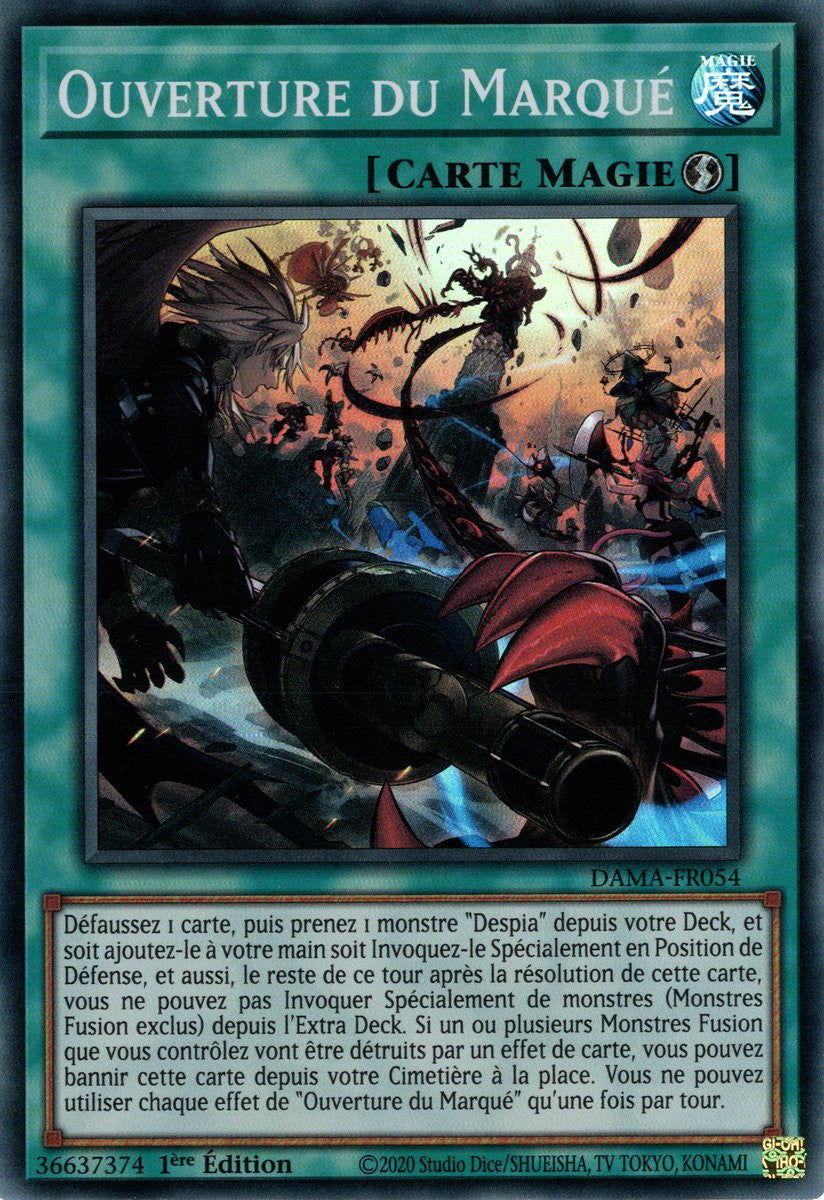 Ouverture du Marqué : DAMA-FR054 SR