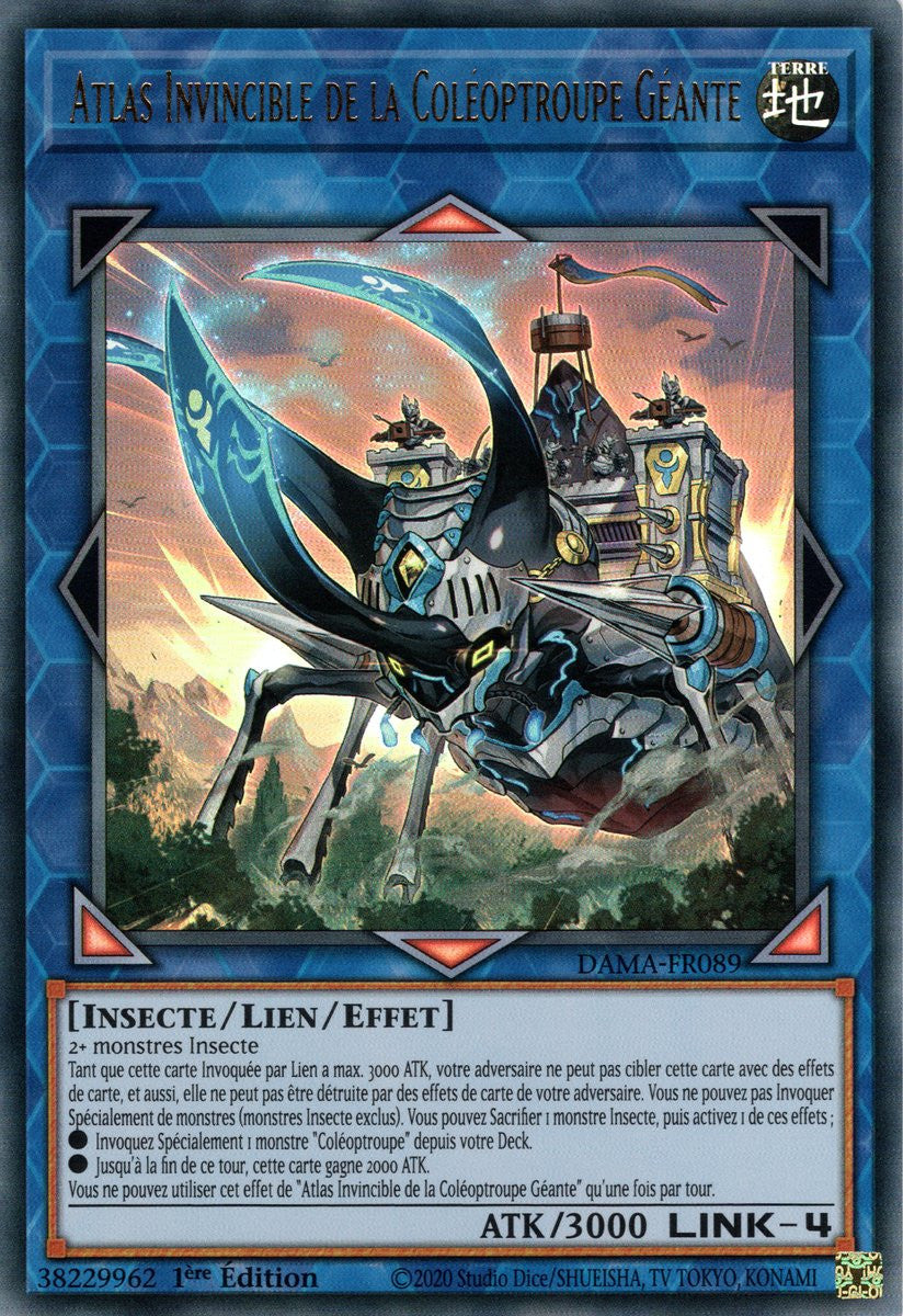 Atlas Invincible de la Coléoptroupe Géante : DAMA-FR089 UR