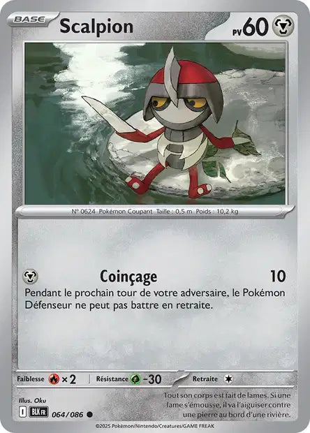 Scalpion (BLK 064) - Foudre Noire - Carte Pokémon EV10.5