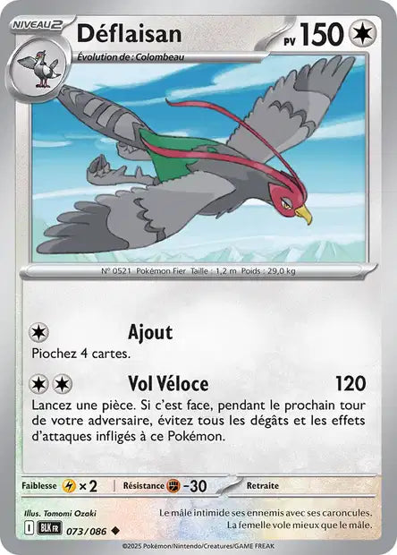 Déflaisan (BLK 073) - Foudre Noire - Carte Pokémon EV10.5