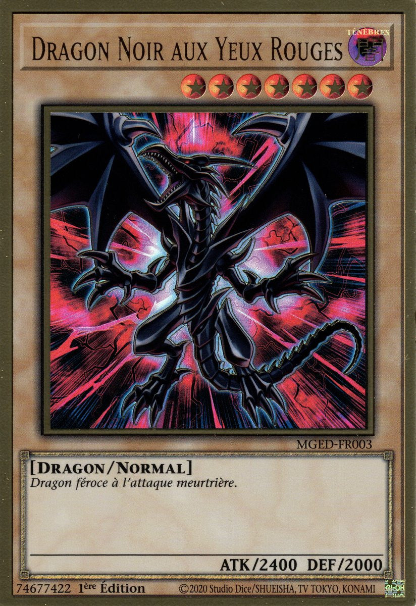 Dragon Noir aux Yeux Rouges : MGED-FR003 (PGR)