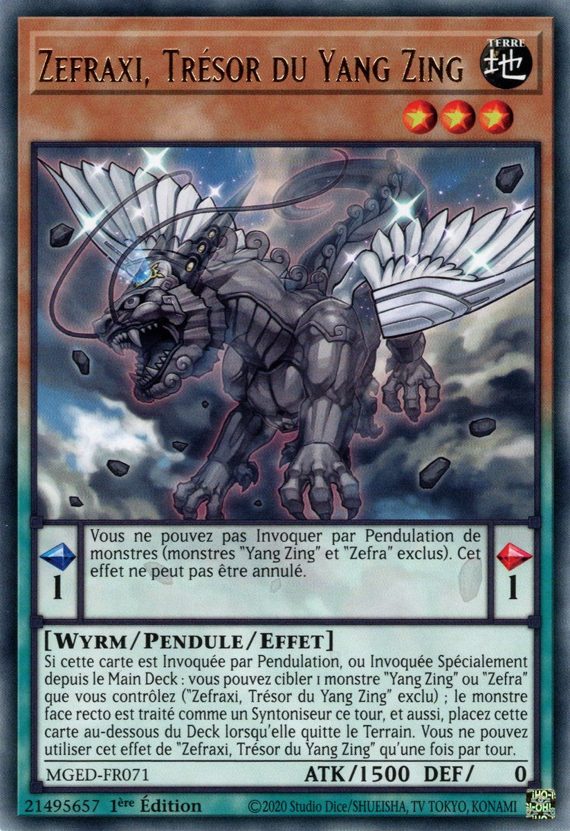 Zefraxi, Trésor du Yang Zing : MGED-FR071 (R)