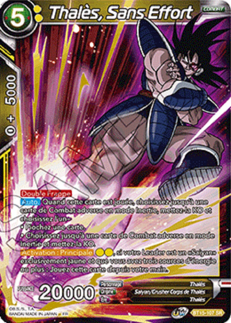 Thalès, Sans Effort : BT15-107 (SR)