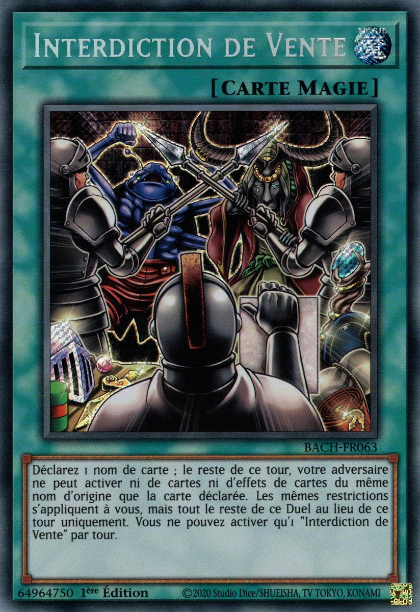 Interdiction de Vente : BACH-FR063 (SE)