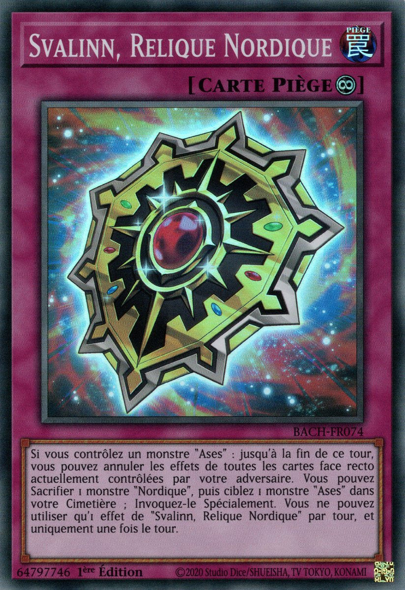 Svalinn, Relique Nordique : BACH-FR074 (SR)