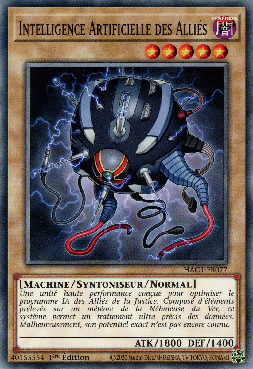 Intelligence Artificielle des Alliés : HAC1-FR077 (V.1 - C)